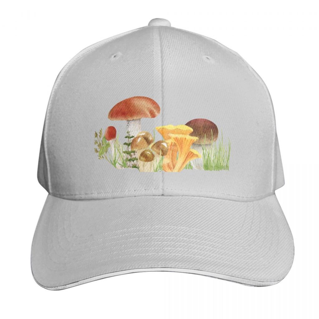 Vintage Mushroom Baseball Cap GentleUnisex Hat Unisexs Big Size Hat New In The Hat Golf For Unisex Womens