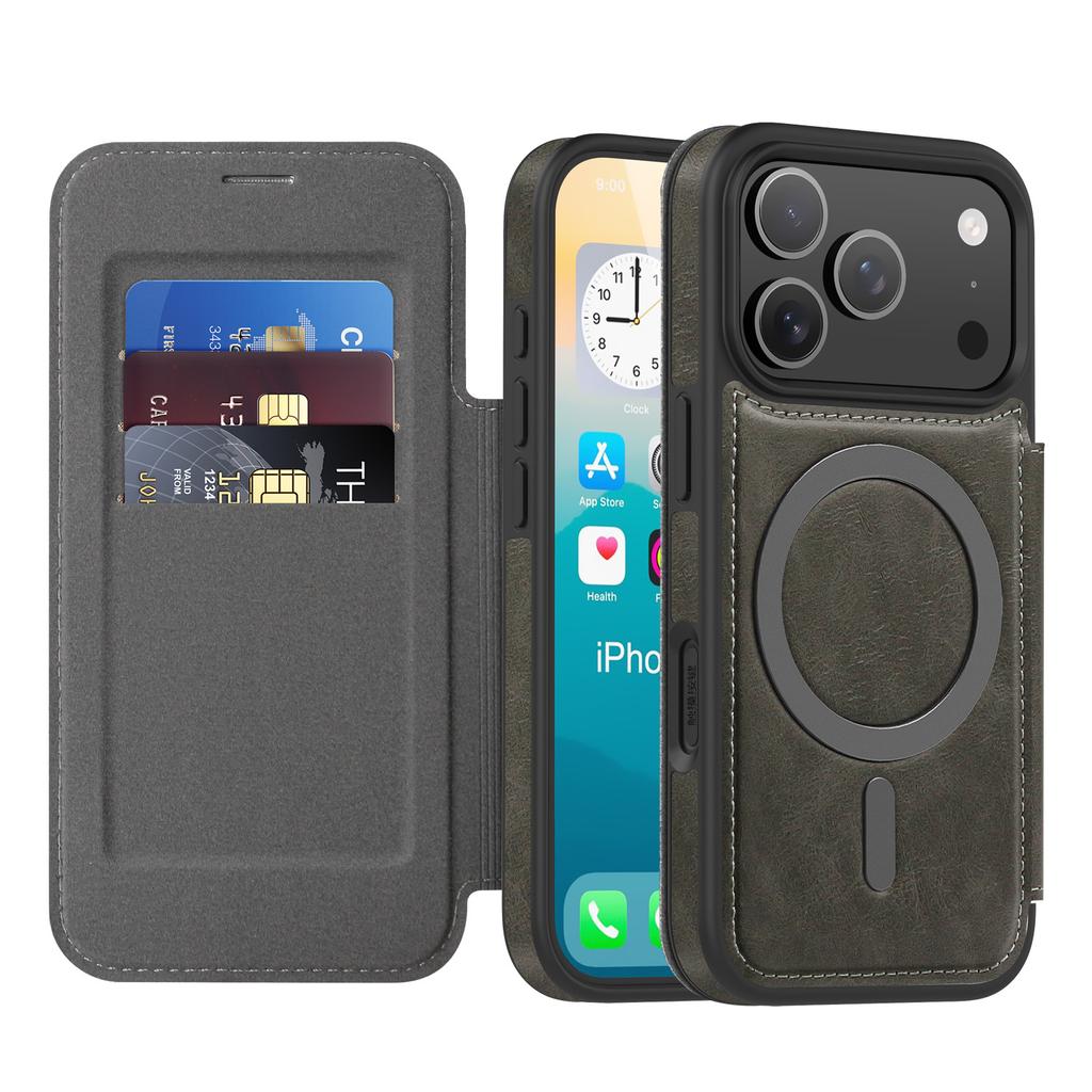 Fashion Ring Holder Flip Magnetic Phone Case For iPhone 18 17 Pro Max 16 Plus 15 Plus 14 13 Shockproof For Magsafe kickstandCover