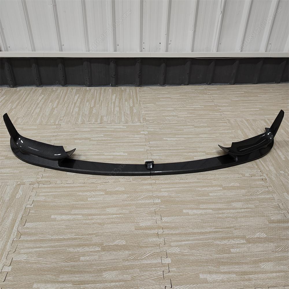 4PCS For BMW 3 Series F30 2012-2018 M3 M4 Style Car Front Bumper Lip Spoiler Splitter Diffuser ABS Gloss Black Bodykits Tuning