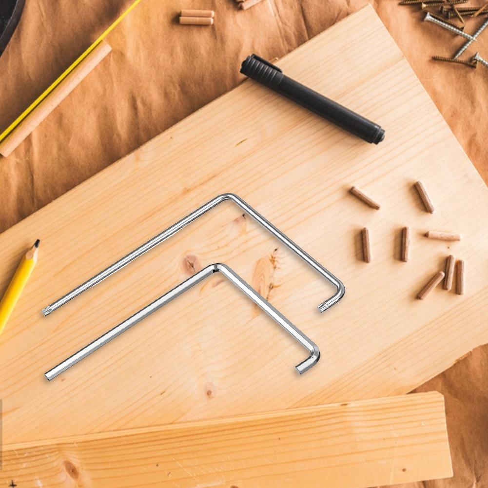 2 szt. Zakrzywiony sześciokątny klucz wewnętrzny 4 mm Narzędzie do regulacji okien Klucz do regulacji roweru do wszechstronnej regulacji mocowania