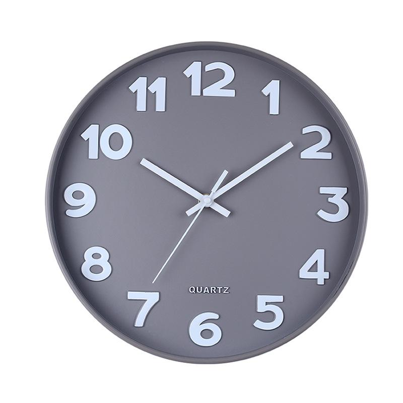 Modern, Simple and Silent Clock, Accurate Timekeeping, Clear Font, Wall-mounted Clock, Light Luxury and Versatile Electronic Quartz Clock