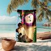 Fairy Tale Cute Cartoon Masha and the Bear Beach Towel, Outdoor Camping Beach Towel for Vacation Swimming, Outdoor Pool, Absorbent Bath Towel, H8