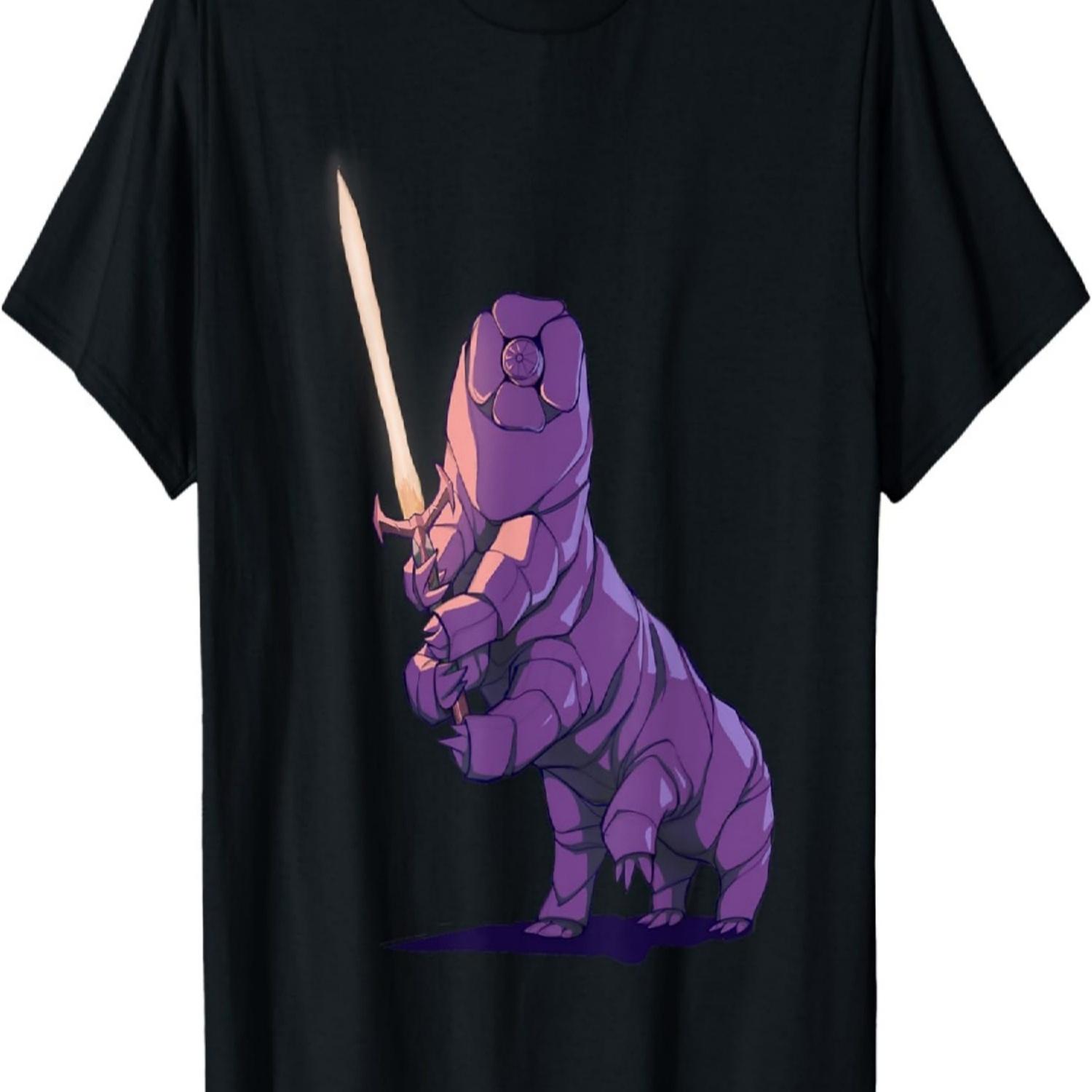Tardigrade Warrior Swordsman Microbiology Science Water Bear T-Shirt S