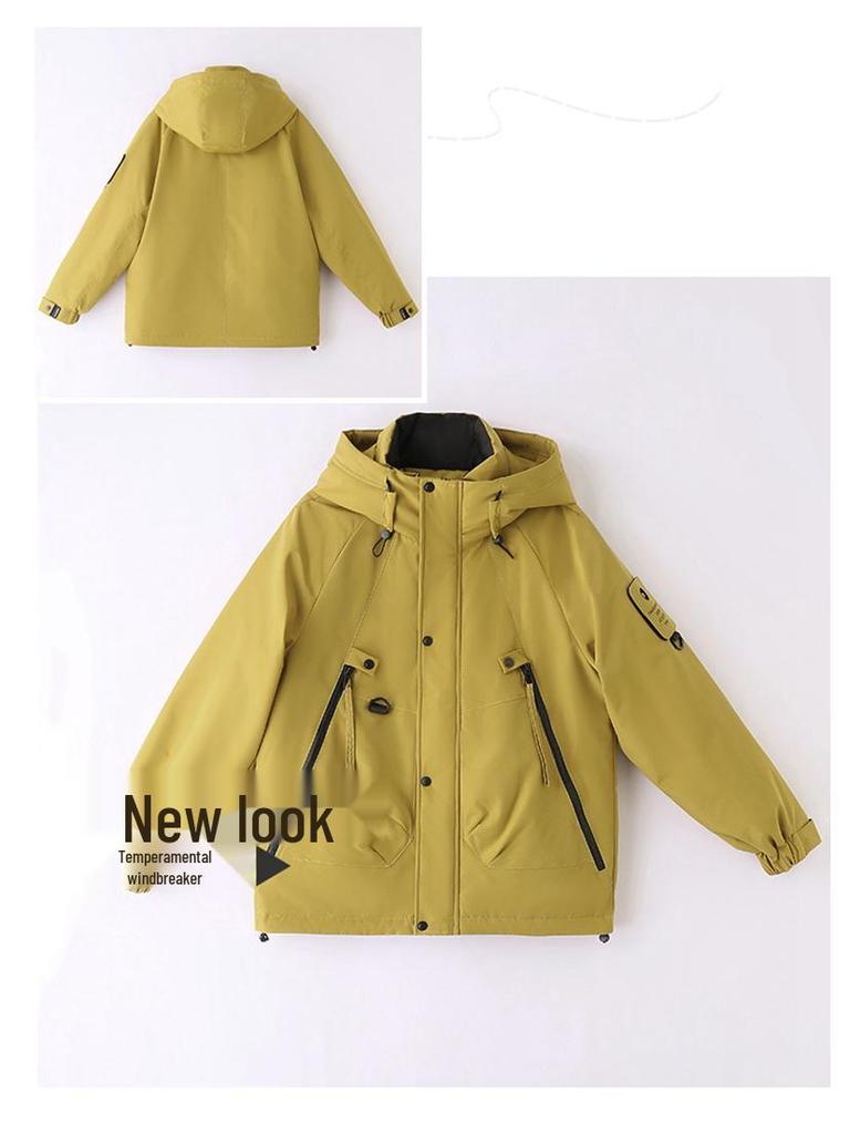 Women's 2025 Autumn/Winter Loose Cotton-Padded Windbreaker Parka