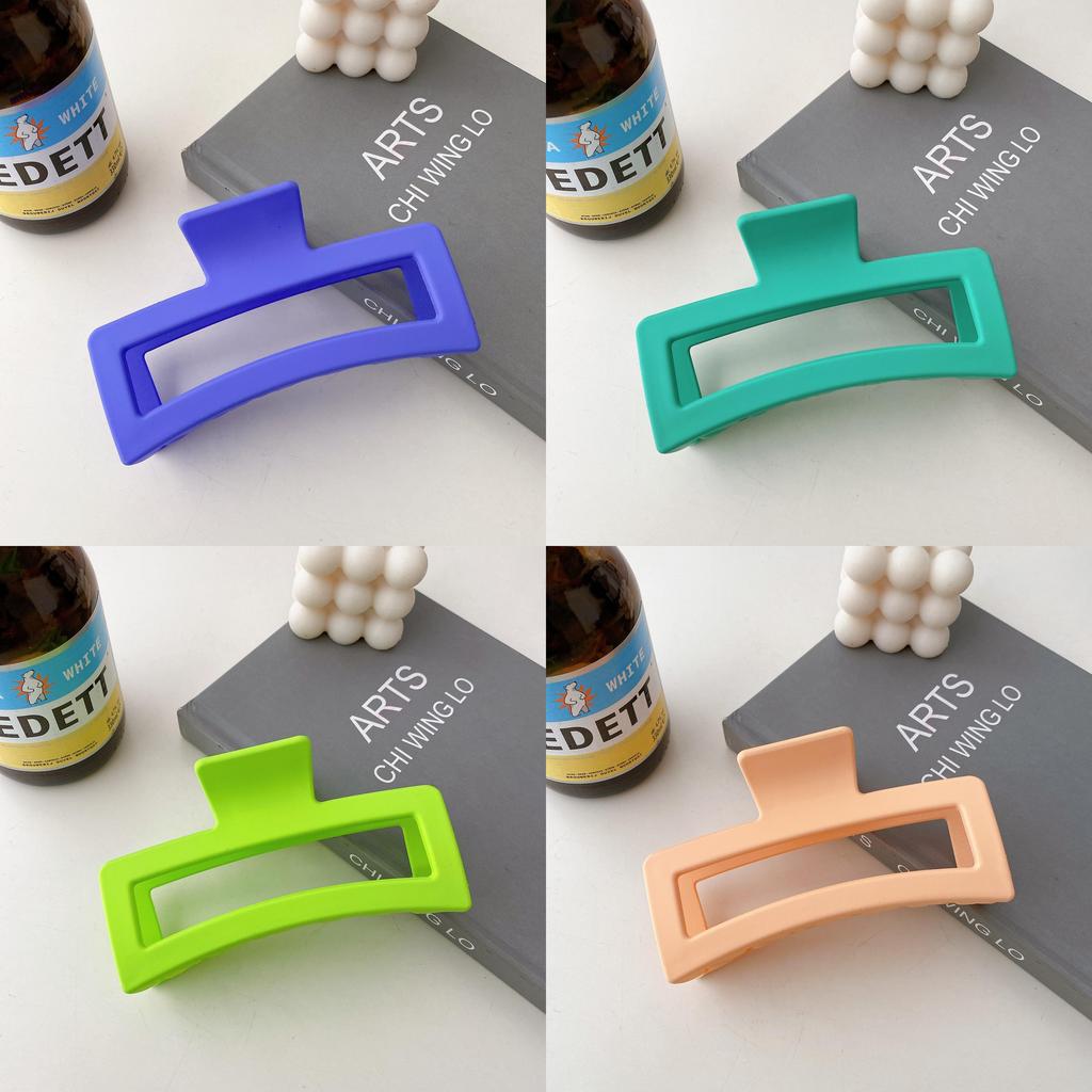13cm Adorable Oversized Matte Hair Clip For Women In Soft And Shades Bold