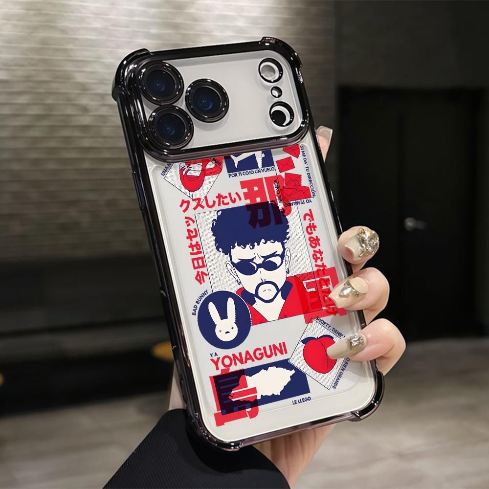 

Frog B-Bads B-Bunnys Phone Case for Google Pixe 10 9 9A 8 8A 7 7A Pro XL 5G Anti-drop Transparent Soft Cover Google Pixel 10 Pro XL