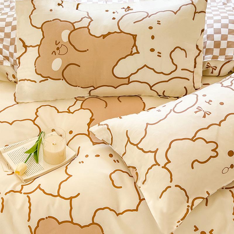 

Наволочка Ins Простая Стильная Наволочка Постельное Белье для Общежития 48*74см Бытовая Гипоаллергенная Наволочка 48cmX74cm pair of pillowcases