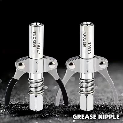 1pc Grease Gun Nozzle Self-locking Injection Nozzle Grease Gun Nozzle Locking Clamp Type High Pressure Grease Gun Accessories