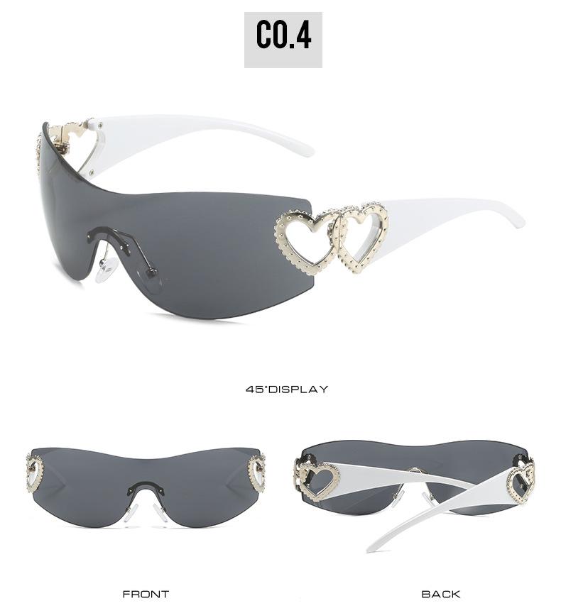 2022 Trendy Y2K Celebrity One-Piece Sunglasses for Women