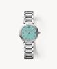 Lollalojeu Arch Bridge Amazonite Silver Women'S Metal Watch