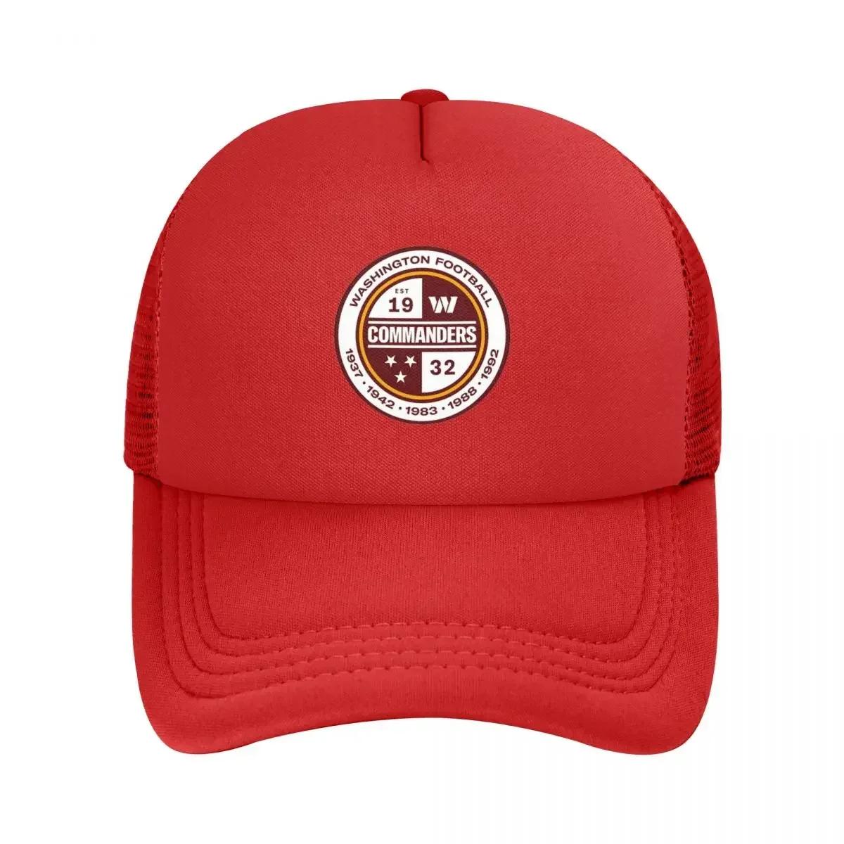 

Сетчатые Бейсбольные Кепки Snapback Washington Commanders Дышащие Повседневные Кепки Для Мужчин и Женщин One Size