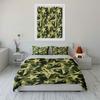 Camouflage Stars Pattern Bedding Duvet Cover Set  (1*Duvet Cover 2*Pillowcases, Without Duvet Insert)
