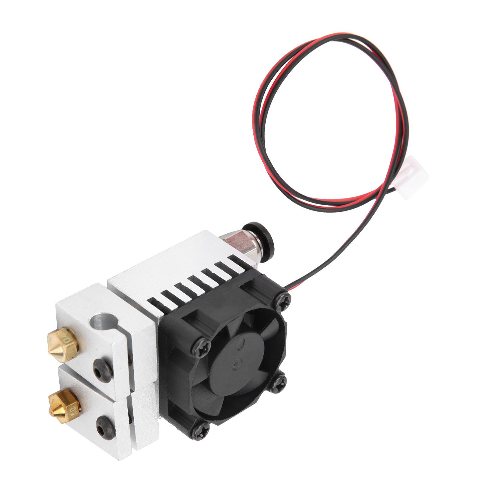 

Аксессуары для 3D-принтера Комплект экструдера 2 в 2 выхода Блок Volcano Сопло Комплект горячего конца Аппаратное обеспечение