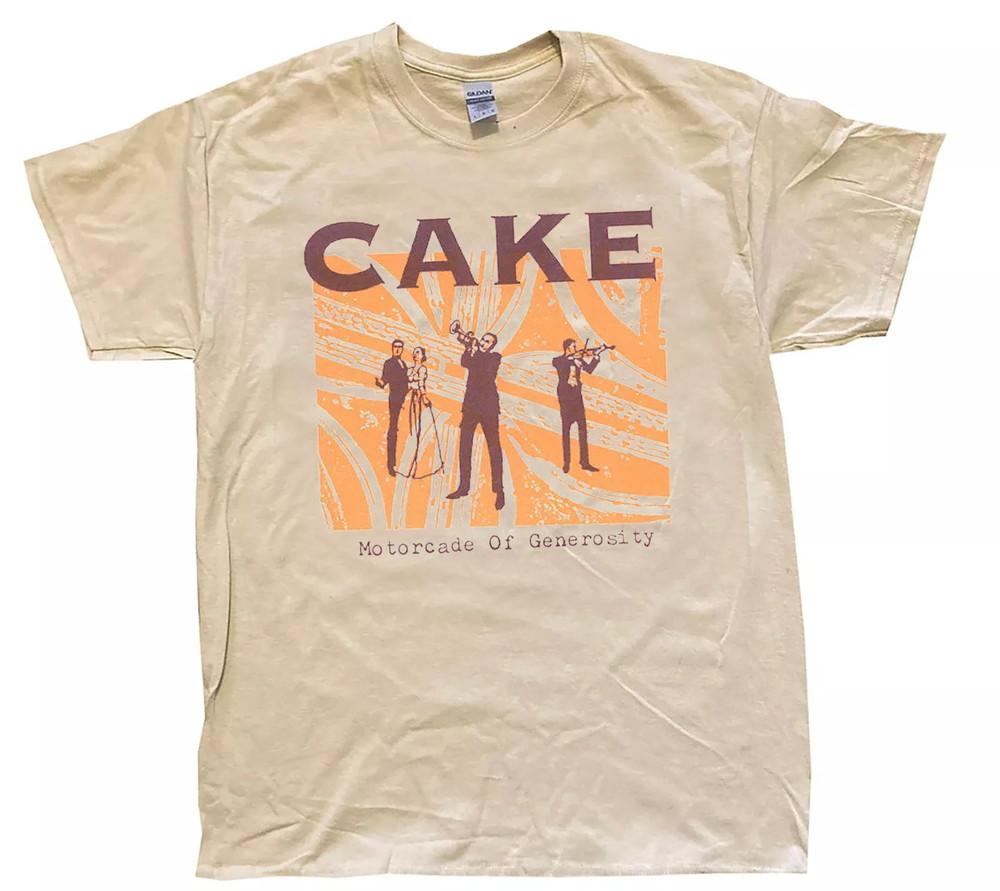 

Cake Band Motorcade of Generosity Album Sand Color T Shirt Unisex T-Shirt M