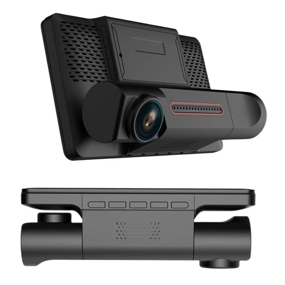 Three Recording High-definition Night Vision 3-channel Reversing Camera Integrated Car Driving Recorder