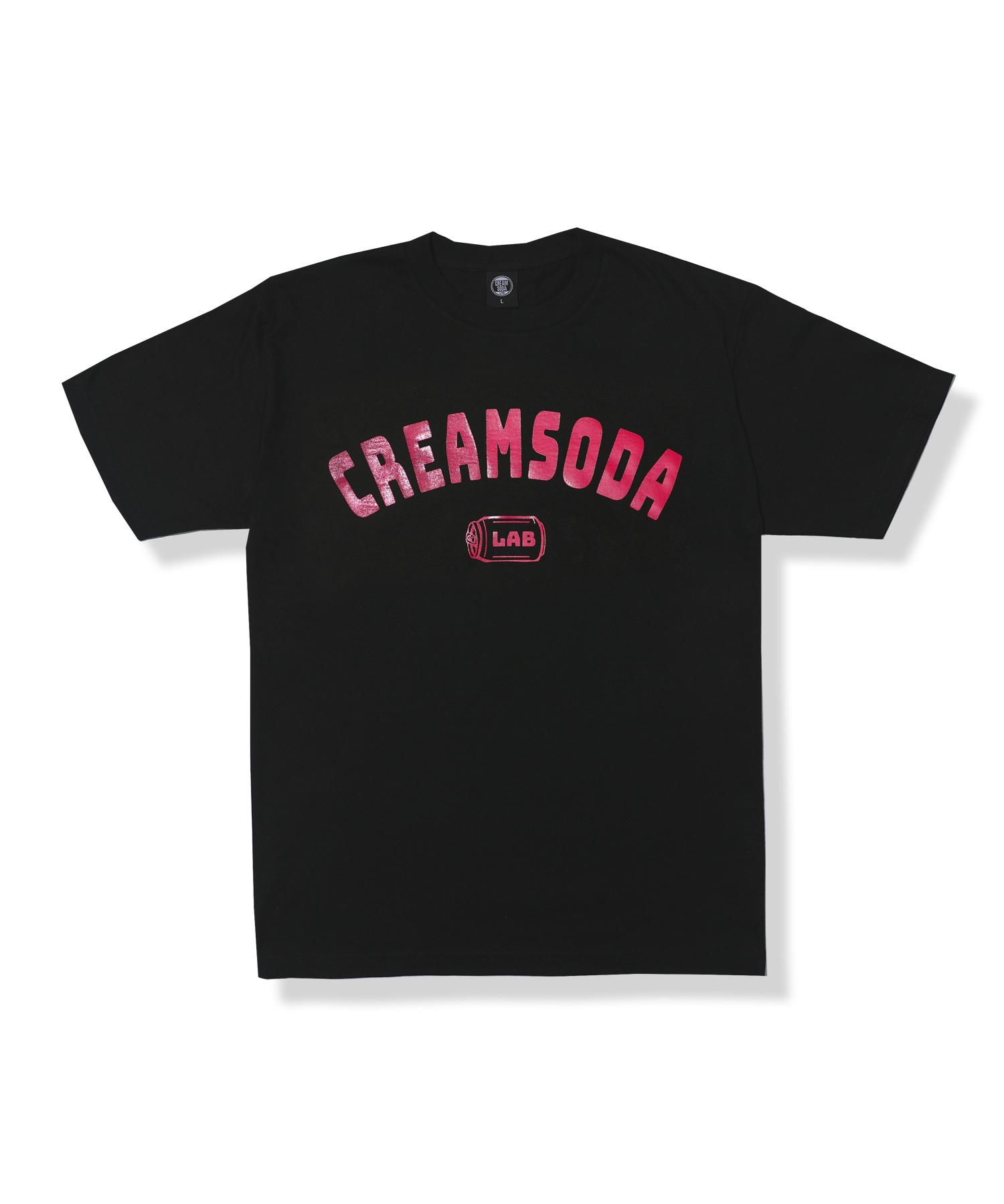 Cream Soda Lab Ozzy Acro Logo Short Sleeve T-Shirt Black Pink Xxl