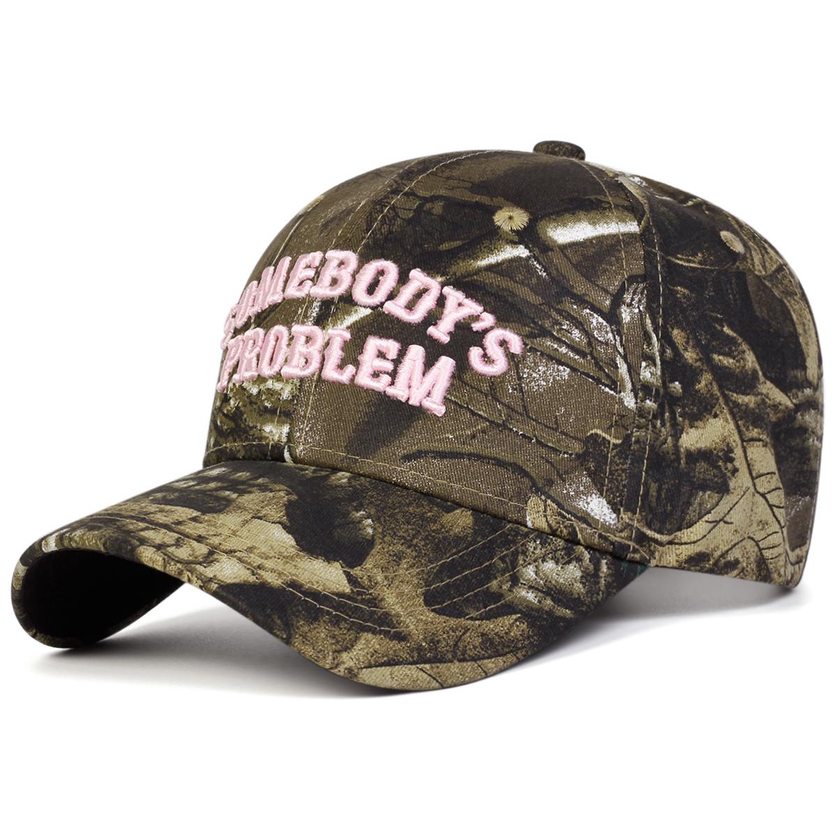 

Unisex Somebody S Problem Embroidery Baseball Caps Spring Autumn Outdoor Adjustable Casual Hats Sunscreen Hat Sports Cap
