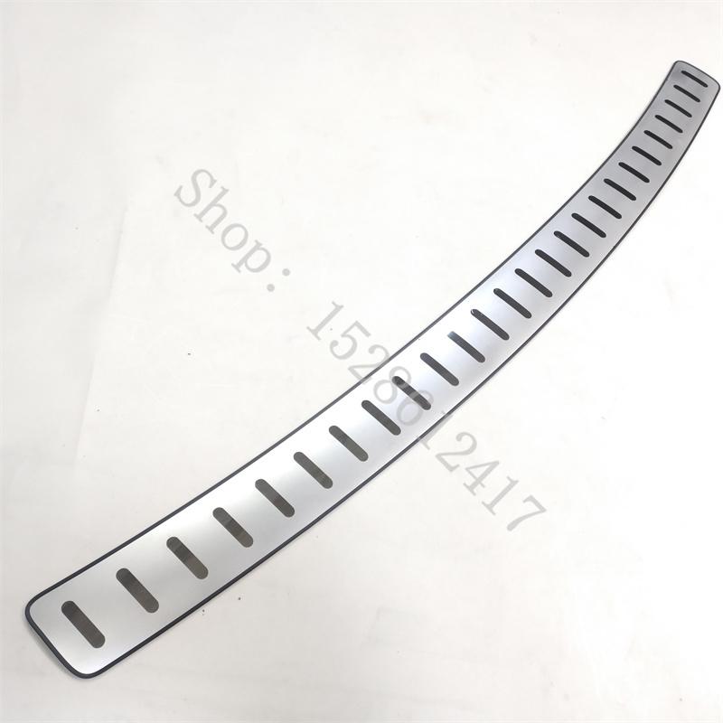 For VW/Volkswagen Sharan 2012~ Car Accessories Stainless Steel Car Door Rear Bumper Protector Sill Trunk Tread Plate Trim
