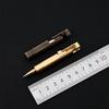 All-Metal Mini Brass Pen Easy Carry Neutral Ballpoint Pen Travel Pocket Pen  Signature Gift