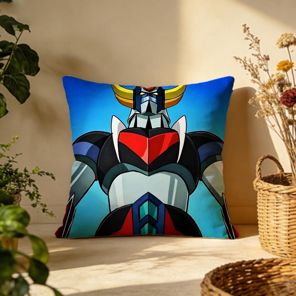 Trendy UUFO Robo Grendizeres Cushion Cover Versatile DoubleSided Pillow Case Fit for Sofa Bed Car  Daily Decor