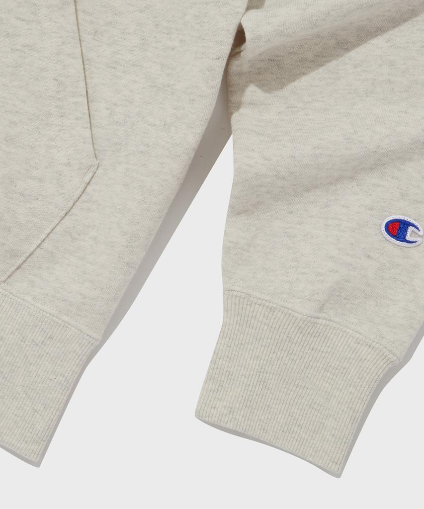Champion Basic C-Logo Zip-Up Hoodie Cream