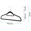 Velvet Clothes Hangers 20 Pcs Ms-859 Massido