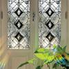 45*100cm Electrostatic Glass Sticker UV Blackout Decorative Window Stickers