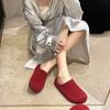Internet celebrities super fire thick bottom velvet warm fluffy slippers women's new autumn and winter wear soft bottom cotton slippers