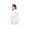 Anta Lifestyle Series Letter Pullover Sweatshirt Women tops Corn-White 162338722-3