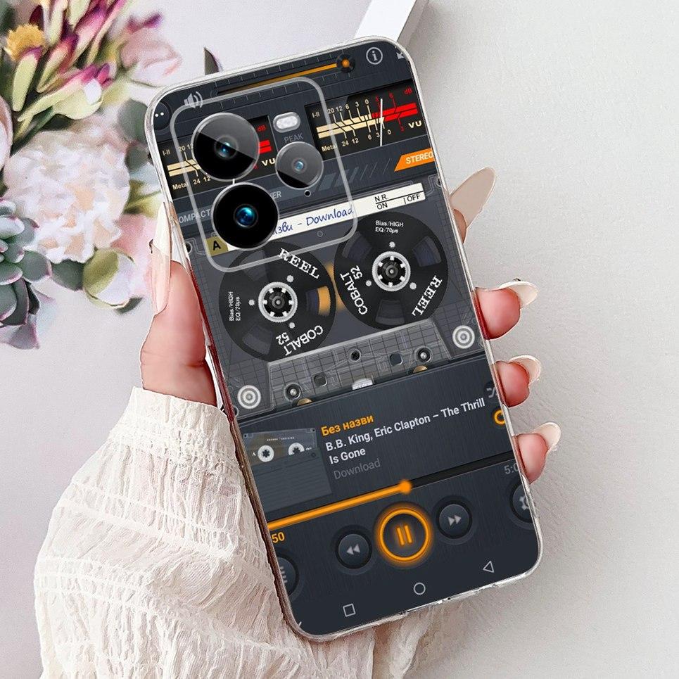 For Realme GT 7 Pro GT7 Pro RMX5010 RMX5011 Back Cover Cool Cartoon Dragon Astronaut Animals Phone Case Soft Silicone Clear Etui