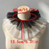 Detachable Fake Collar Shawl Ruffle Mesh Makeup Neck Shawl Vintage Neck Collar  Cosplay Event