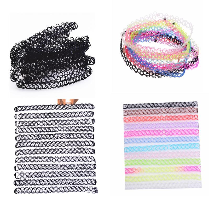 Fashion Elastic Stretchable Woman Stretch Gift Jewelry Tattoo Fish Line Necklace