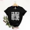 Good Heart But This Mouth T Shirt Sassy Funny Unisexs Attitude Quote Vintage Versatile Soft Homme Breathable Stretched