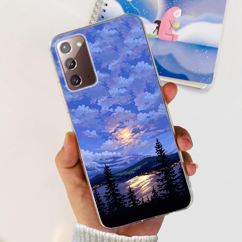 For Samsung Note 20 5G Case SM-N981B Popular Flower Slim Soft Silicone Phone Cover For Samsung Galaxy Note20 Ultra 5G Funda Capa