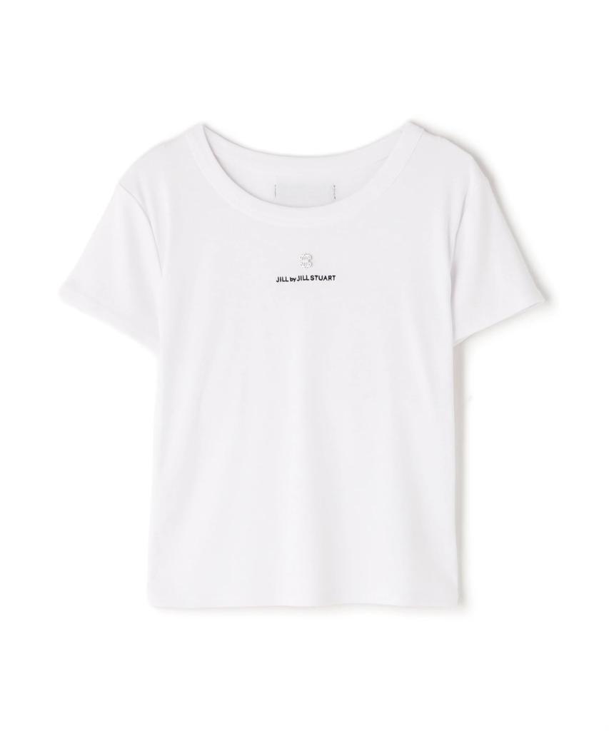 Jill by Jill Stuart Compact Logo White One-Point T-Shirt, Women's,