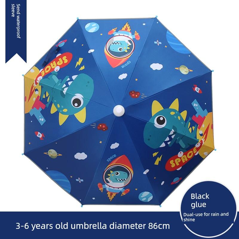 Children's Umbrella Girls' Kindergarten Baby Rain and Rain Dual-Use Primary School Student Male School Special Automatic Sunshade Sun Umbrella