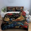 Golden phoenix with flowers. Bedding sets Duvet cover sets Duvet covers Pillowcases(1 * Duvet Cover 2 * Pillowcases without duvet insert)