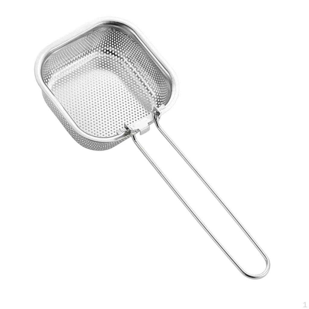 Topf Sieb Nudelsieb mit Griff Kochen Edelstahl Frittierkorb Spaghetti