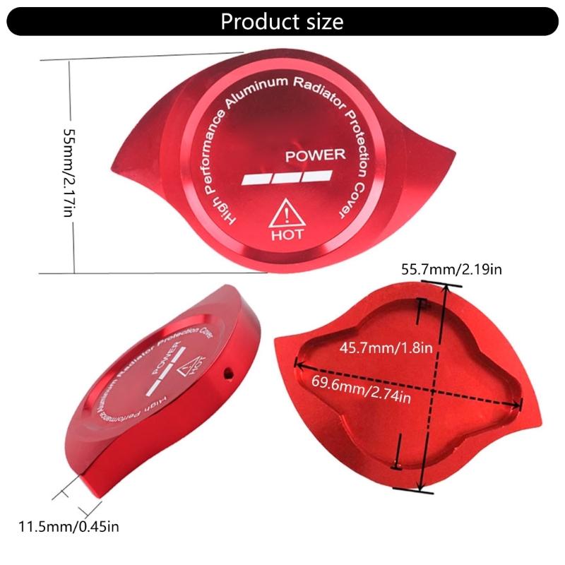 Automotive Modification Accessories Car Radiator Caps Unviersal Tanks Covers Replacement Coolant Reservoir Caps