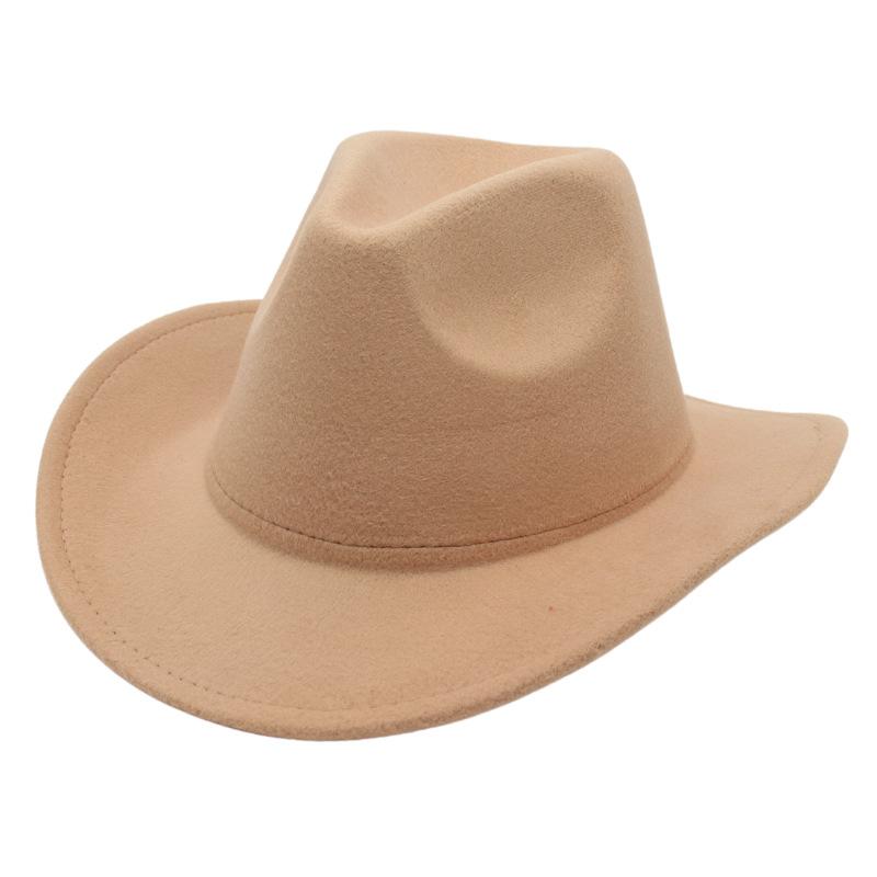Western Cowboy Top Hat Stage Performance Outdoor Shading Sun Protection Ethnic Style Tibetan Panama French Retro