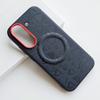 For POCO X8 Pro Max Redmi Turbo 5 Max PU Leather Skin Friendly Contrast Color Keys Lens Frame Protective Back Case Cover
