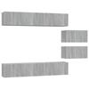 VidaXL Ensemble de meubles TV 6 pcs Sonoma gris Bois d'ingénierie 3114604