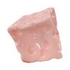 Pink Cheese Squeeze Toy Soft Plastic Texture Cheese Squeeze Block for Adults Kids Office Travel Anxiety Relaxation A2UB