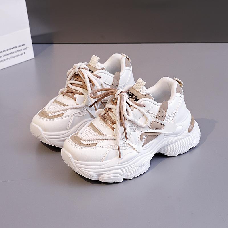 Dad Shoes Girl Spring and Autumn 2025 New Korean Version Versatile Student Running Sneakers Platform Shoes HHX-G27