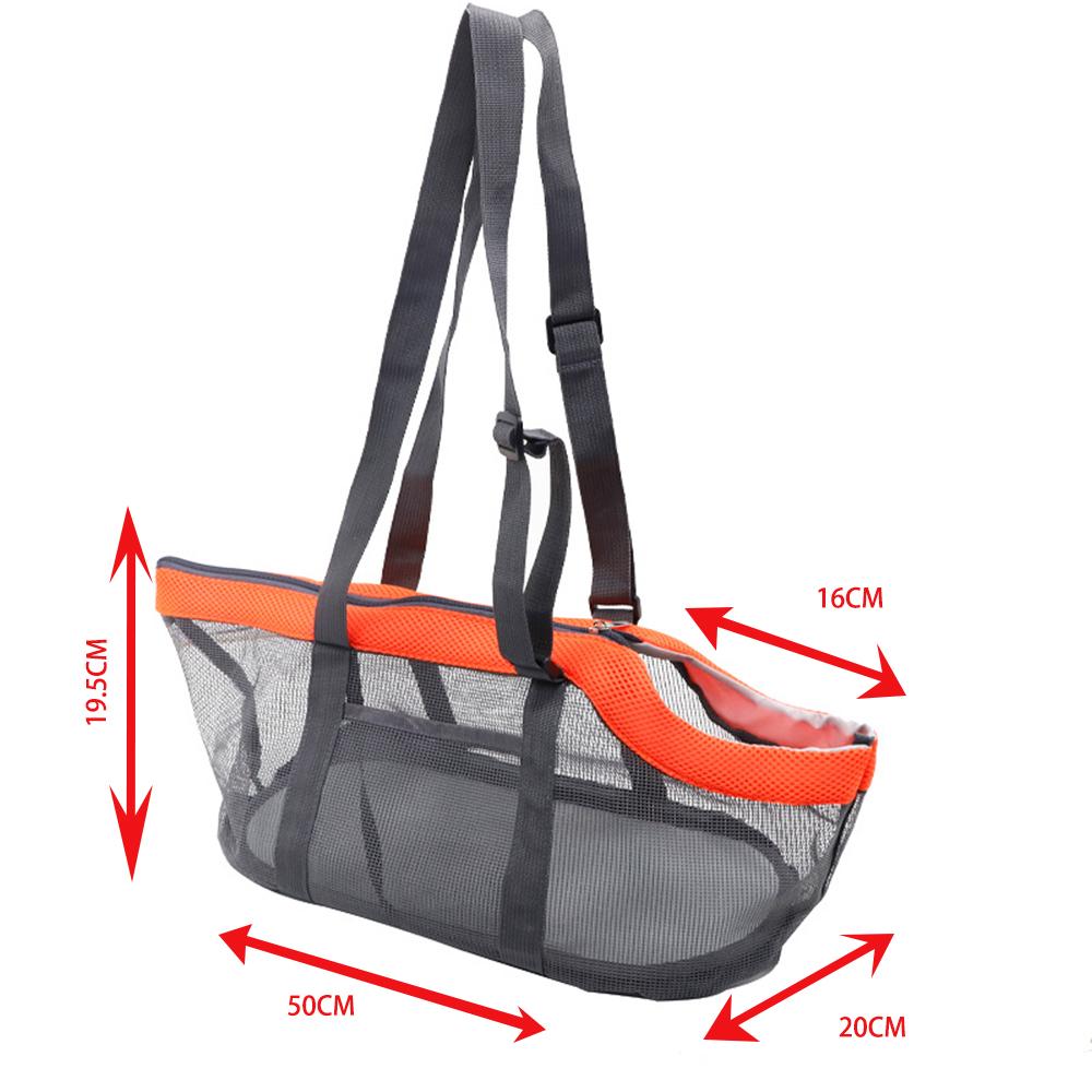 Dog Carrier Bag Breathable Mesh Handbag For Small Medium Cats Dogs Portable Puppy Sling Handbag Pet Carrier For Outdoor Travel