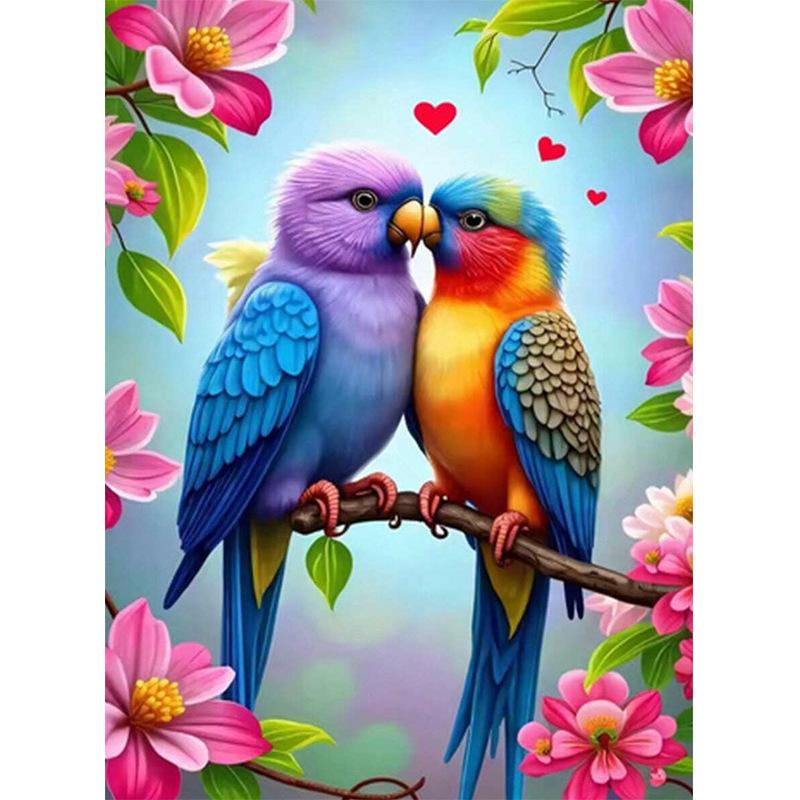 5D Diamond Painting, Flower Animal Sticker Diamond Cross Stitch Decorative Painting