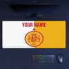Custom Name,Spain Mouse Pad, Large Gaming Desk Mat, Non-slip XXL Mousepad for Laptop & Tablet, Mini PC Playmat with Stitched Edges