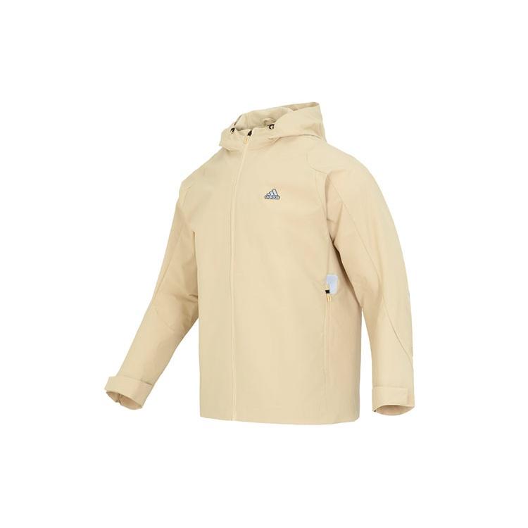 adidas Tech MH Woven Jacket Asia Sizing Beige Men s HY5834 L