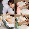 Ice Silk Pregnant Women's Bedside Cushions Waist Pillows Bedside Soft Large Backrest Waist Cushion Triangular Reading Pillow