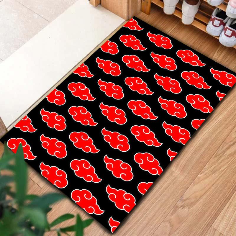 Naruto Teppich für Wohnzimmer Schlafzimmer Zuhause Sofadekoration, rutschfeste Bodenmatte für Kinder zum Spielen
